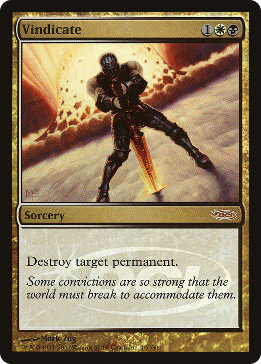 Vindicate (004) (Judge) - Foil