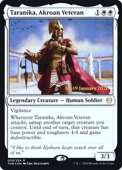 Taranika, Akroan Veteran (039) (Prerelease) - Foil