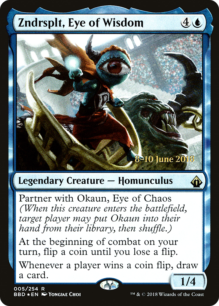 Zndrsplt, Eye of Wisdom (005) (Prerelease) - Foil