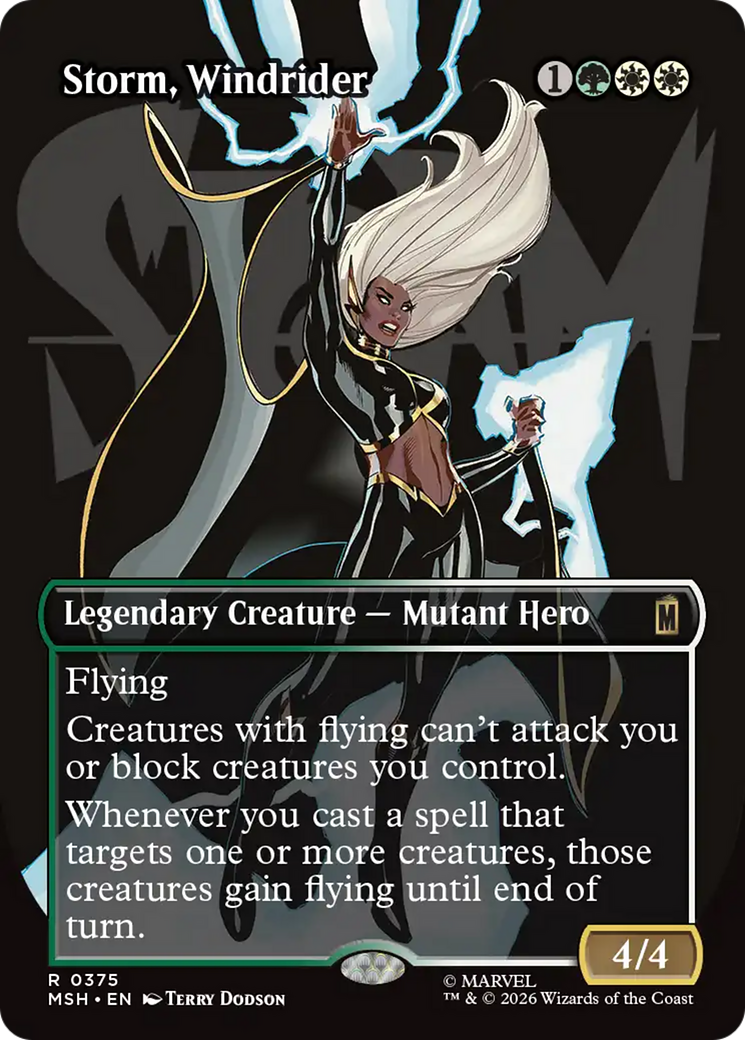 Storm, Windrider (0375) (Borderless) (MSH)