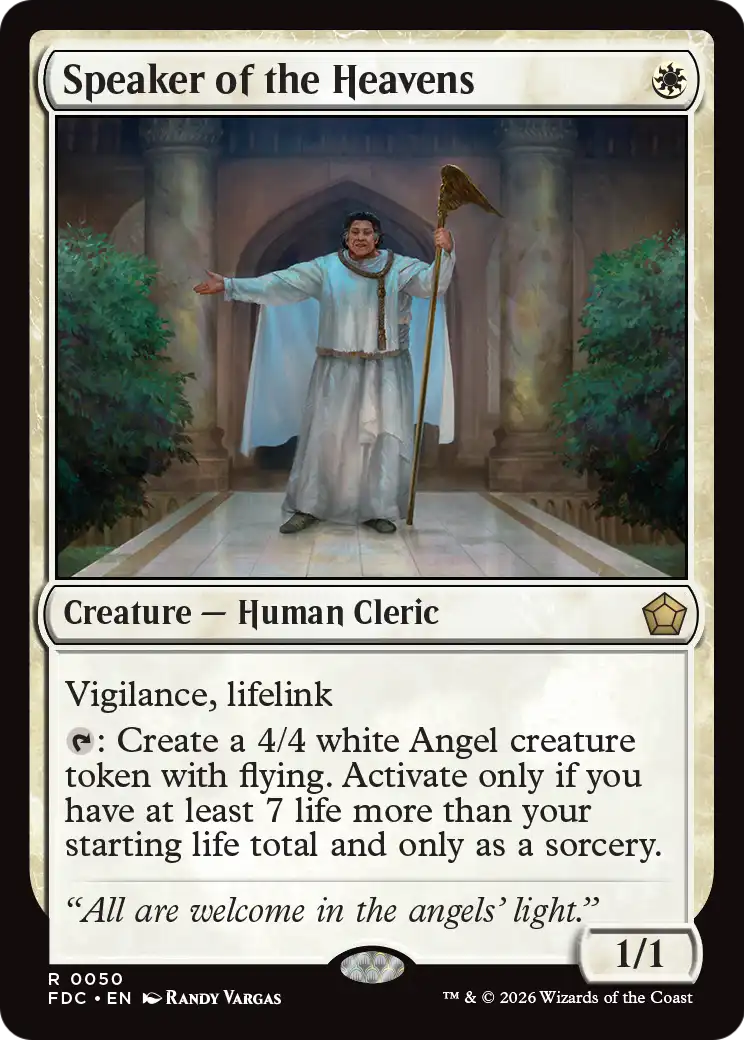 Speaker of the Heavens (FDC)