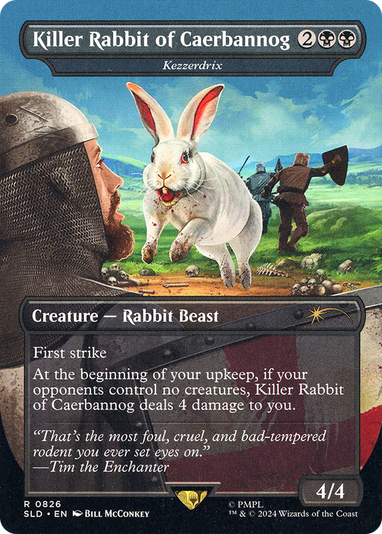 Killer Rabbit of Caerbannog [Kezzerdrix] (0826) (Borderless) - Foil