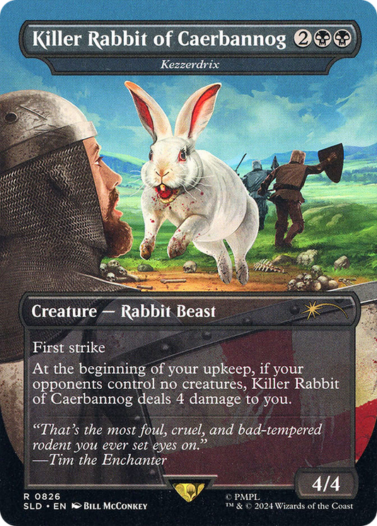 Killer Rabbit of Caerbannog [Kezzerdrix] (0826) (Borderless) - Foil