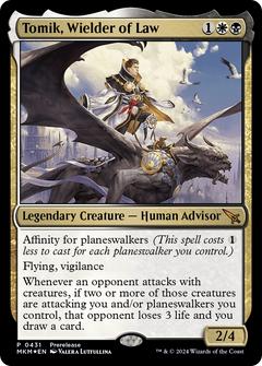 Tomik, Wielder of Law (0431) (Prerelease) - Foil