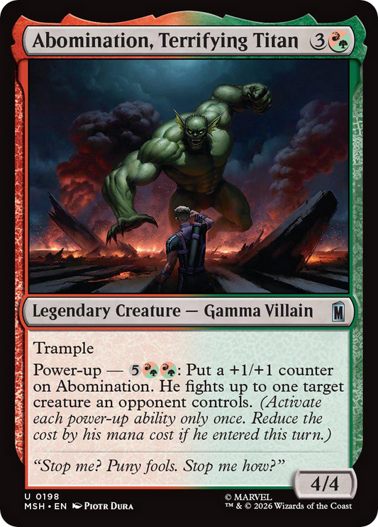 Abomination, Terrifying Titan  (MSH)