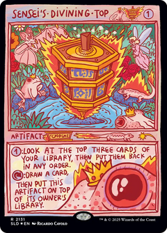 Sensei's Divining Top (2131) (Showcase) (SLD) - Foil