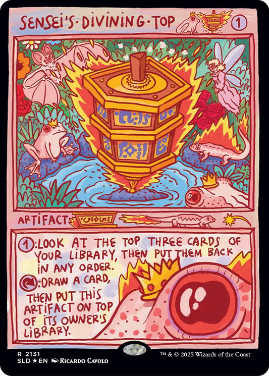 Sensei's Divining Top (2131) (Showcase) (SLD) - Foil