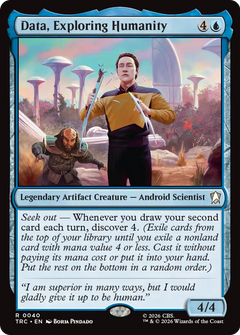 Data, Exploring Humanity (TRC) - Surge Foil