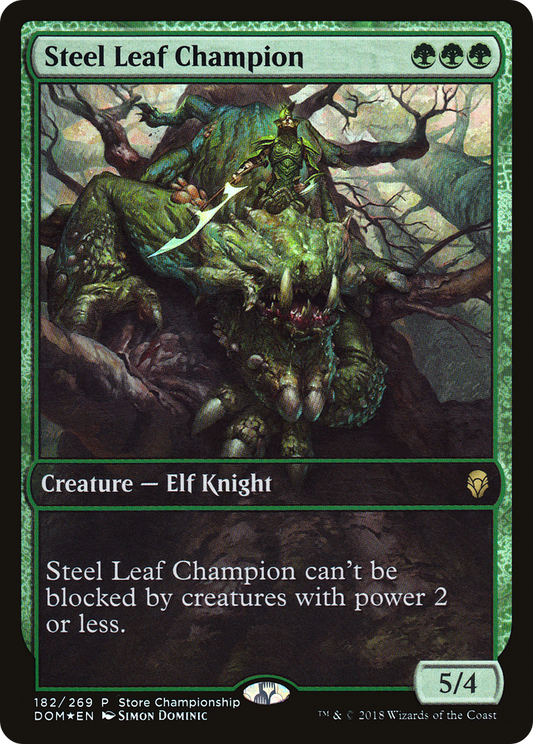 Steel Leaf Champion (182) (Store Championship) - Foil
