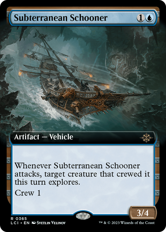 Subterranean Schooner (0365) (Extended Art) - Foil