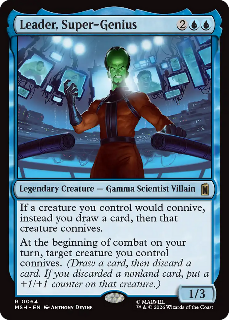 Leader, Super-Genius (0064) (MSH) - Foil