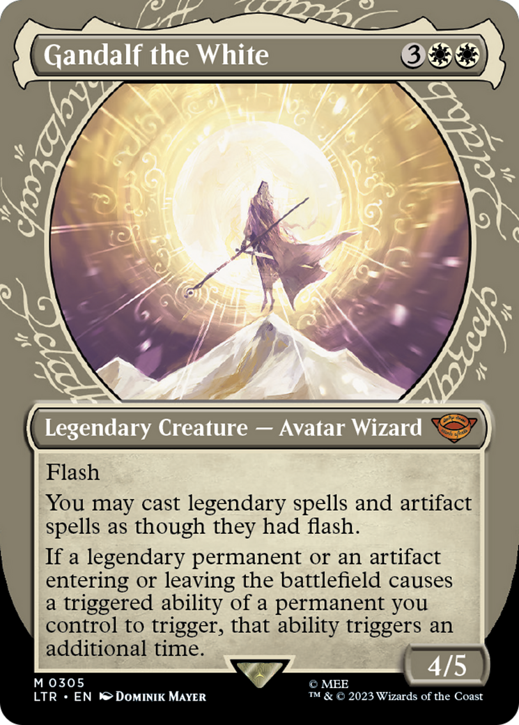 Gandalf the White (0305) (Borderless) (Showcase)