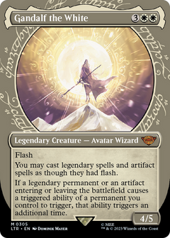 Gandalf the White (0305) (Borderless) (Showcase) - Foil