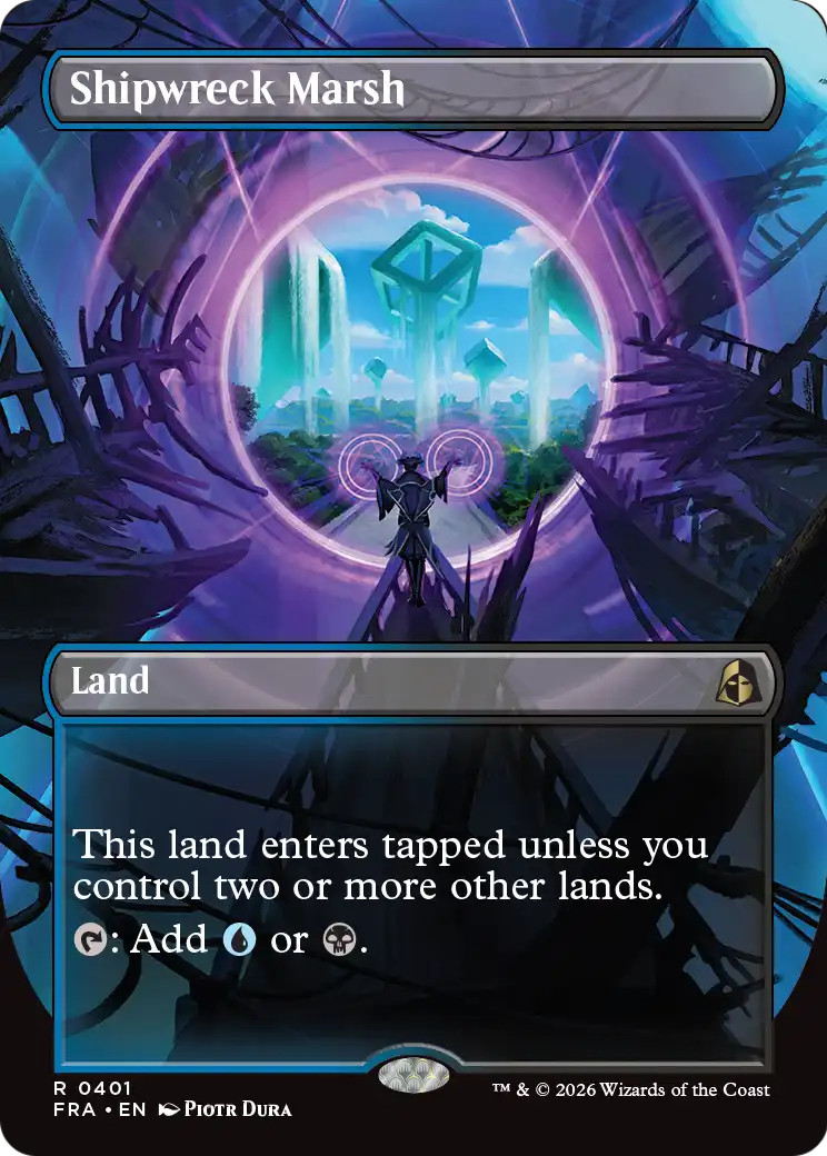 Shipwreck Marsh (0401) (Borderless) (FRA) - Foil