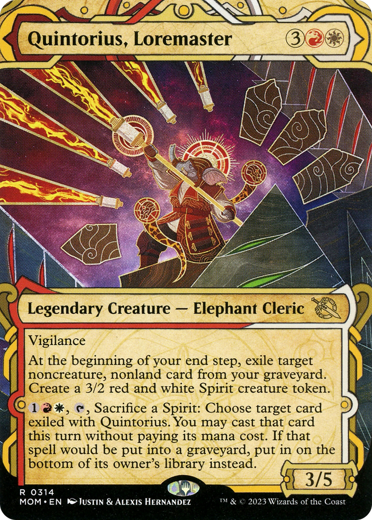 Quintorius, Loremaster (0314) (Showcase) - Foil
