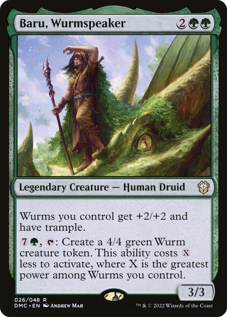 Baru, Wurmspeaker - Foil