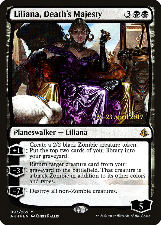 Liliana, Death's Majesty (097) (Prerelease) - Foil