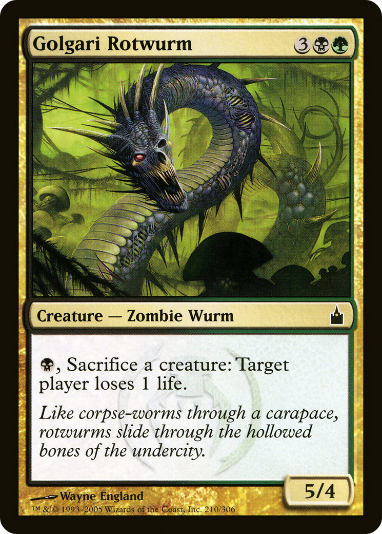 Golgari Rotwurm - Foil