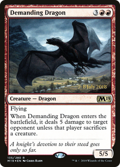 Demanding Dragon (135) (Prerelease) - Foil
