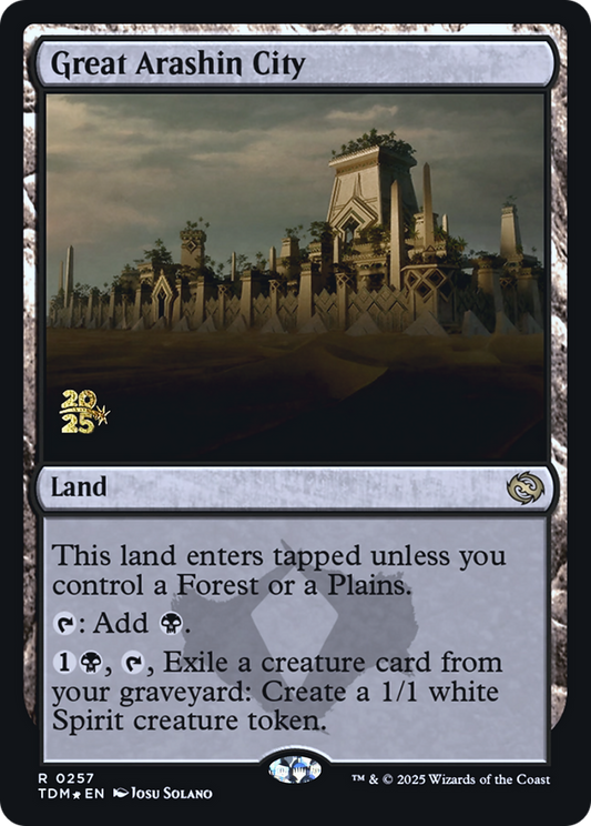 Great Arashin City (0257) (Prerelease) (PTDM) - Foil
