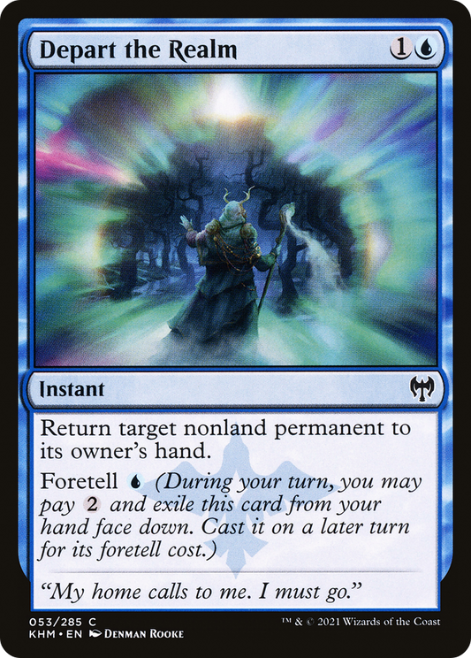 Depart the Realm - Foil