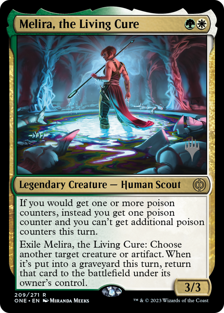 Melira, the Living Cure (209) (Promo Pack) - Foil