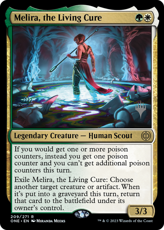 Melira, the Living Cure (209) (Promo Pack) - Foil