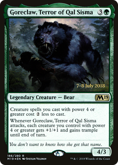 Goreclaw, Terror of Qal Sisma (186) (Prerelease) - Foil