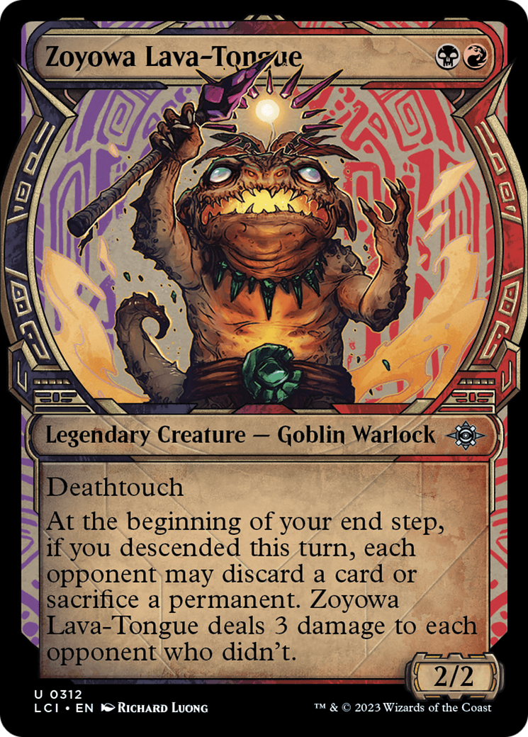 Zoyowa Lava-Tongue (0312) (Showcase) - Foil