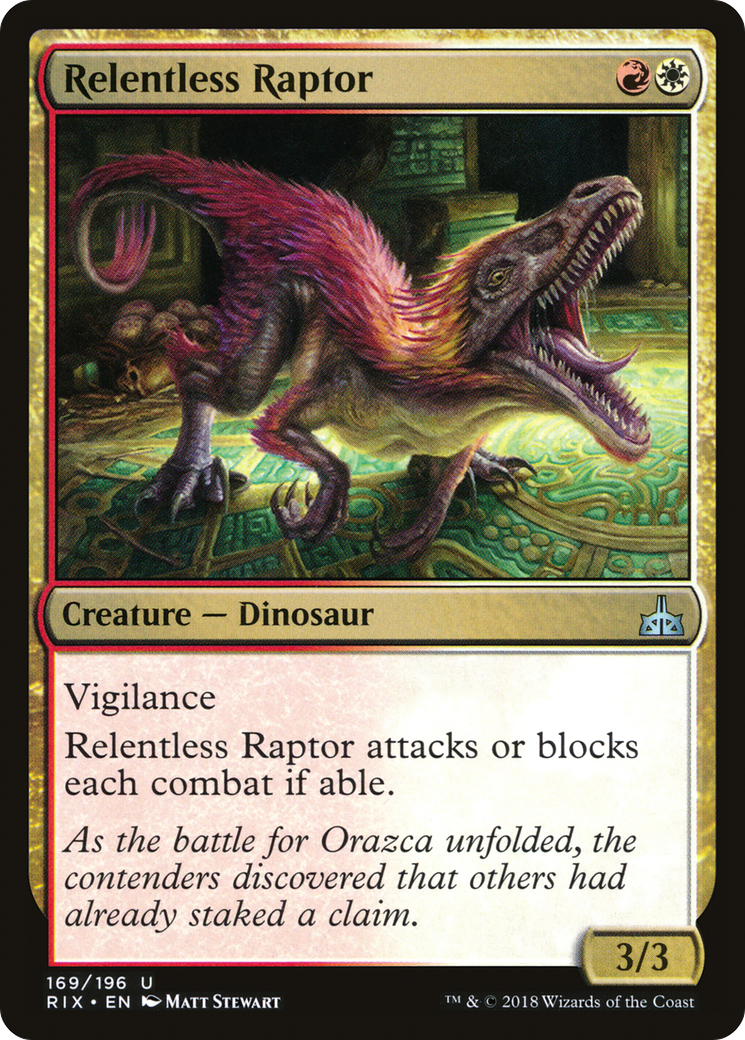 Relentless Raptor - Foil