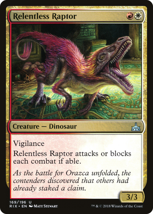 Relentless Raptor - Foil