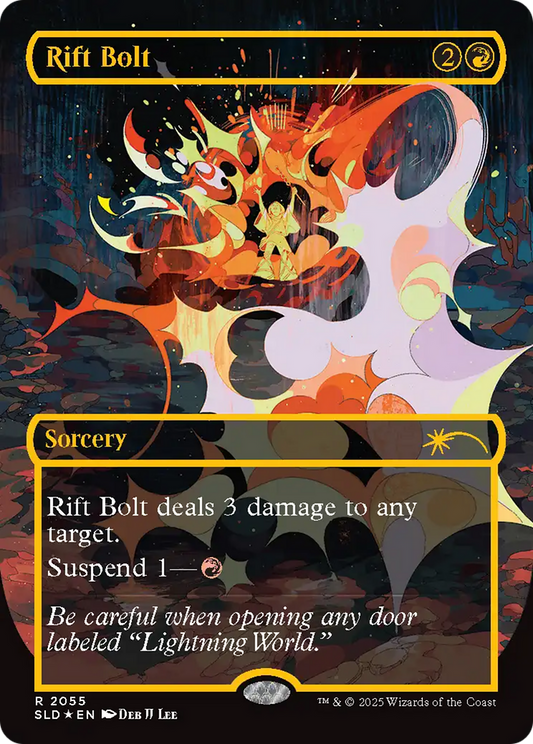 Rift Bolt (2055) (Borderless) - Raised Foil