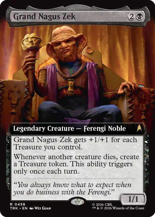 Grand Nagus Zek (0458) (Extended Art) (TRK)