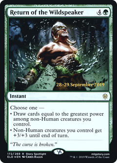 Return of the Wildspeaker (172) (Prerelease) - Foil