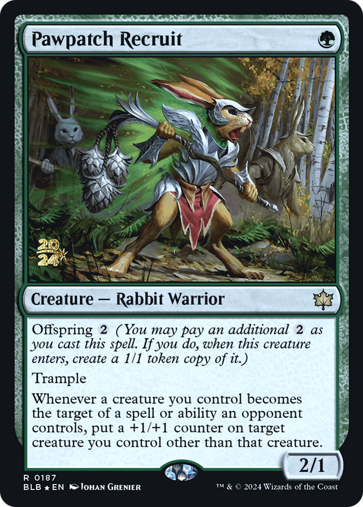 Pawpatch Recruit (0187) (Prerelease) - Foil