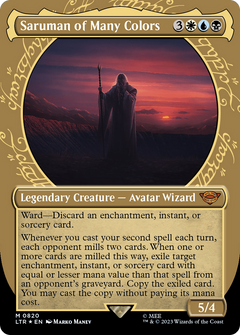Saruman of Many Colors (0820) (Showcase) - Surge Foil