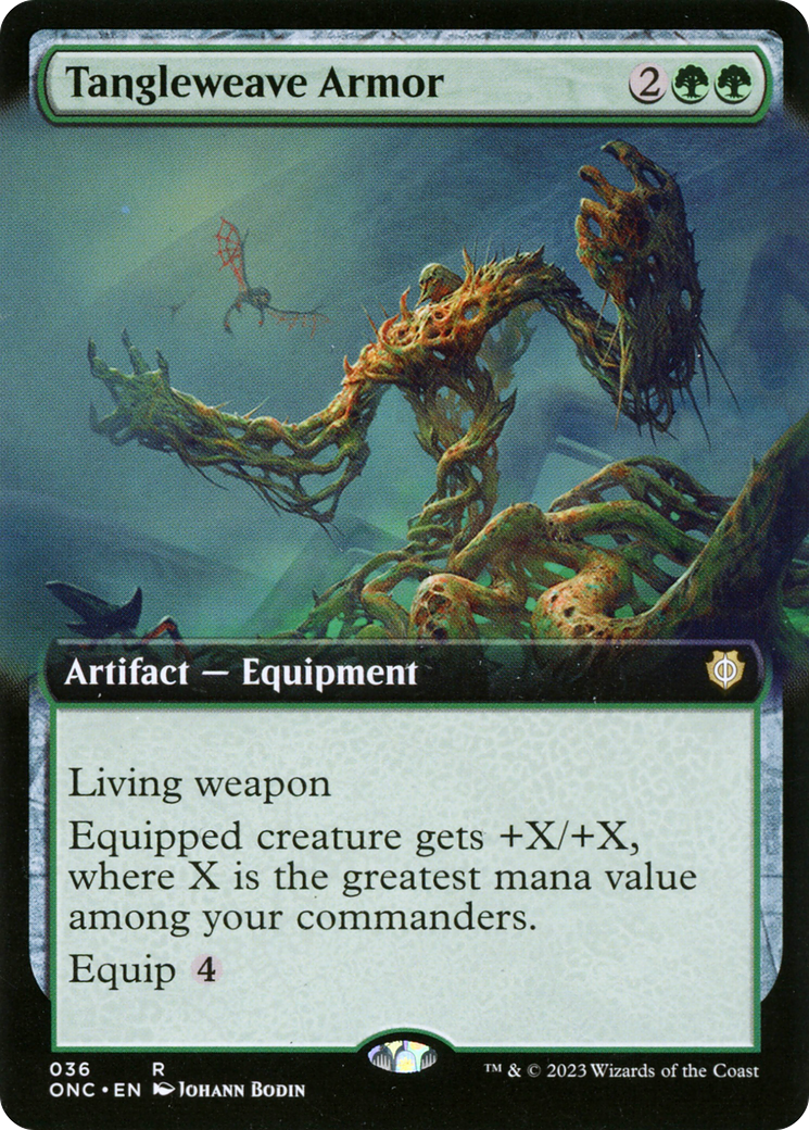 Tangleweave Armor (036) (Extended Art) - Foil