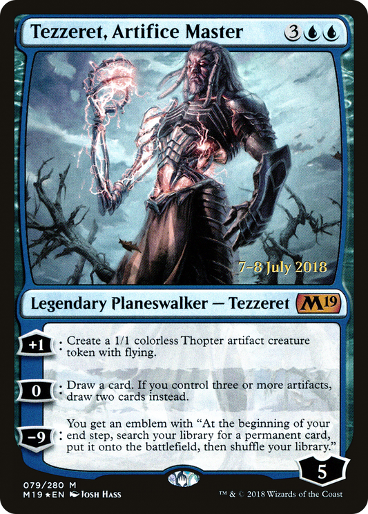 Tezzeret, Artifice Master (079) (Prerelease) - Foil