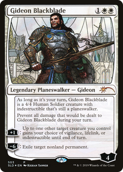 Gideon Blackblade (503) (Showcase) - Foil