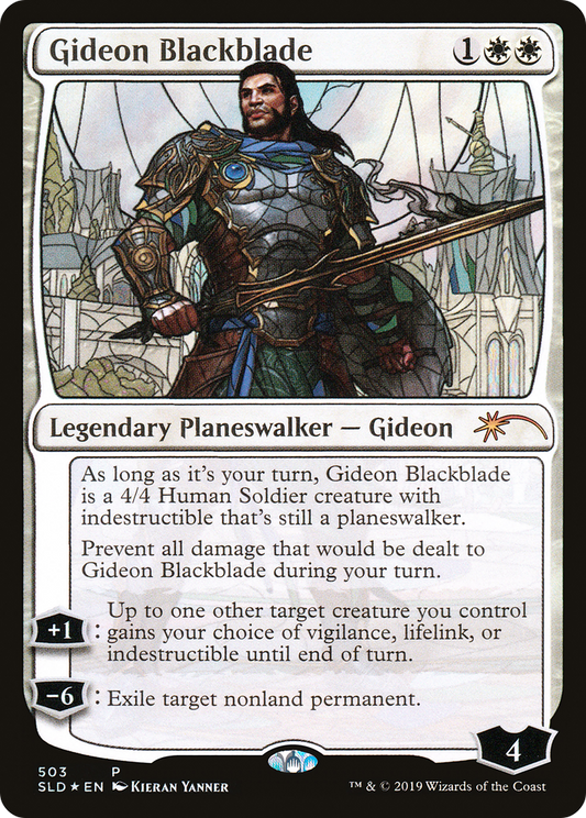 Gideon Blackblade (503) (Showcase) - Foil