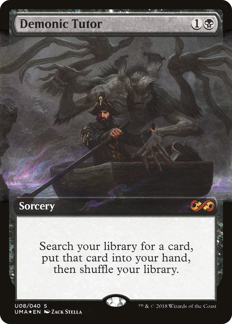 Demonic Tutor (U08) (Extended Art) - Foil