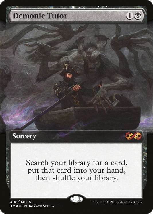 Demonic Tutor (U08) (Extended Art) - Foil