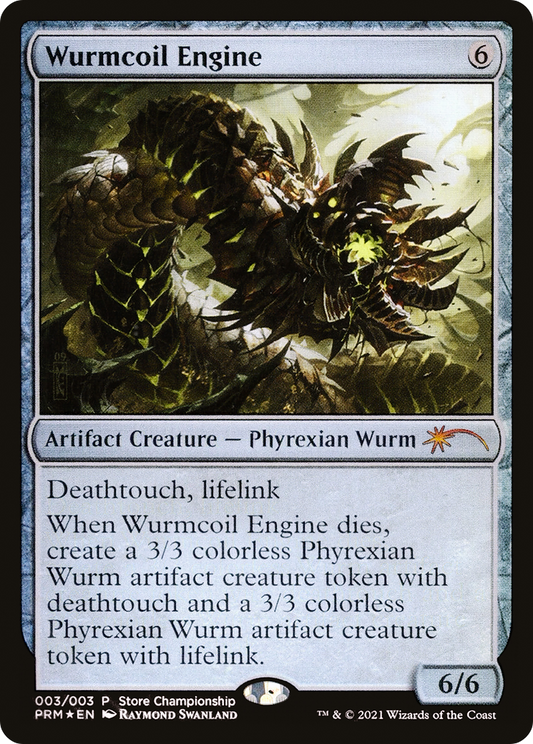 Wurmcoil Engine (003) (Store Championship) - Foil