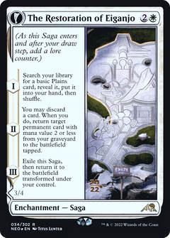 The Restoration of Eiganjo // Architect of Restoration (034) (Prerelease) (PNEO) - Foil