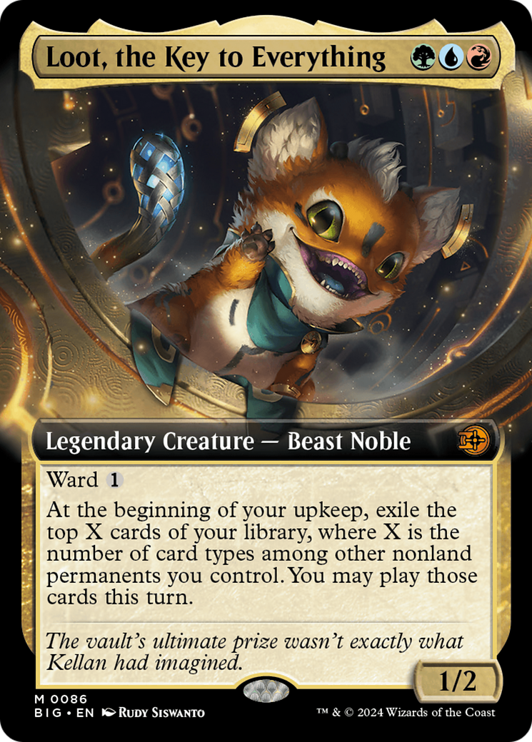 Loot, the Key to Everything (0086) (Extended Art) - Foil