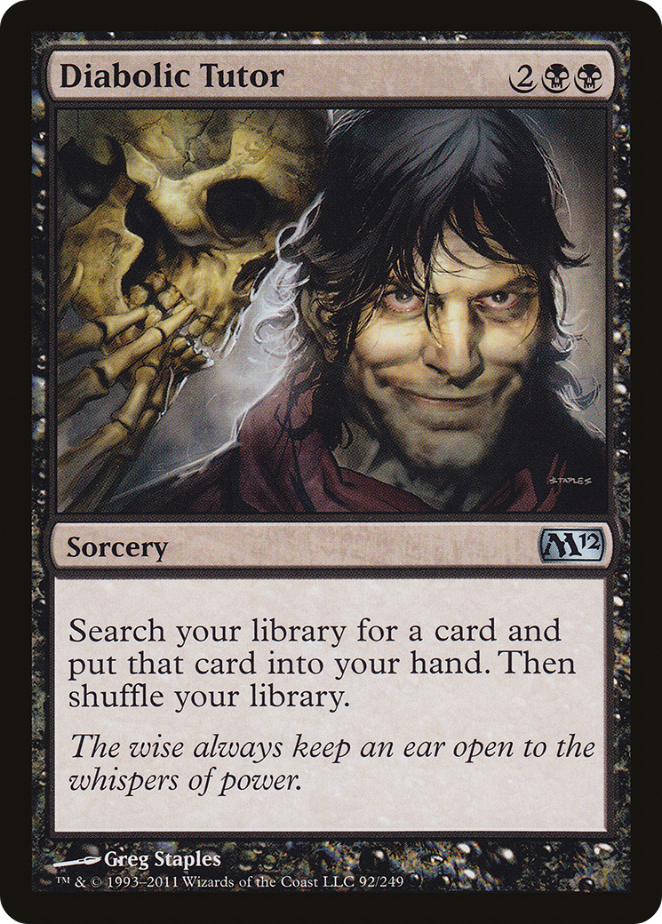Diabolic Tutor - Foil