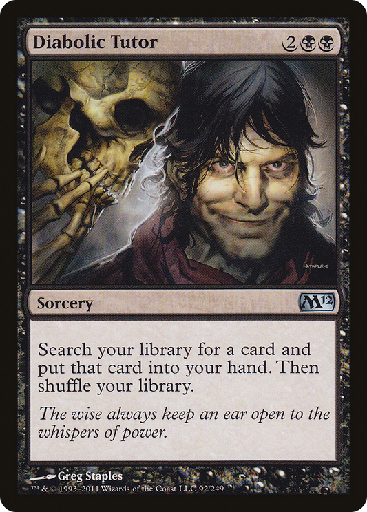 Diabolic Tutor - Foil