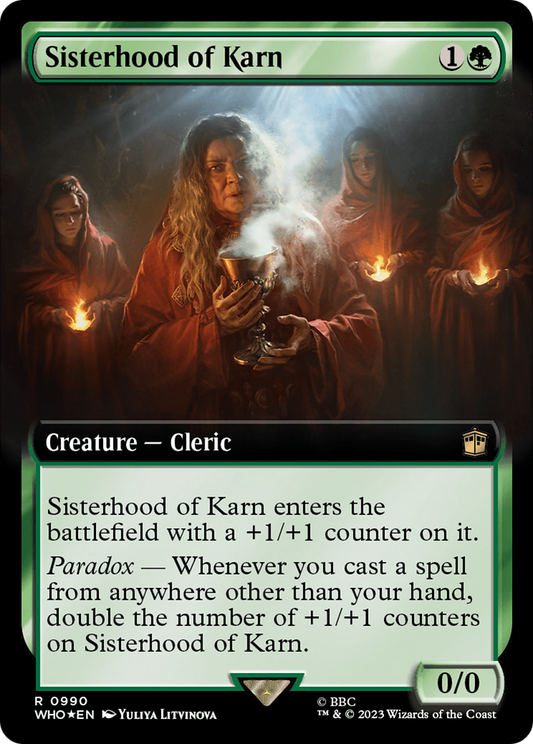 Sisterhood of Karn (0990) (Extended Art) - Surge Foil