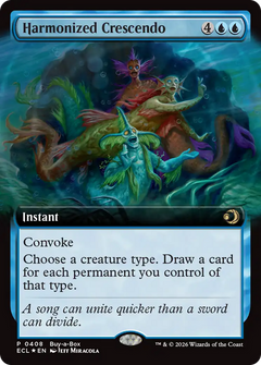 Harmonized Crescendo (0408) (Extended Art) (Buy-a-Box) (ECL) - Foil