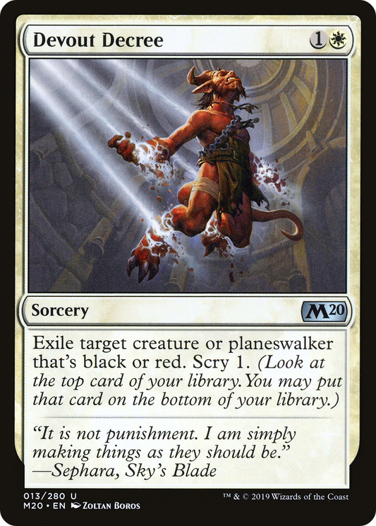 Devout Decree - Foil